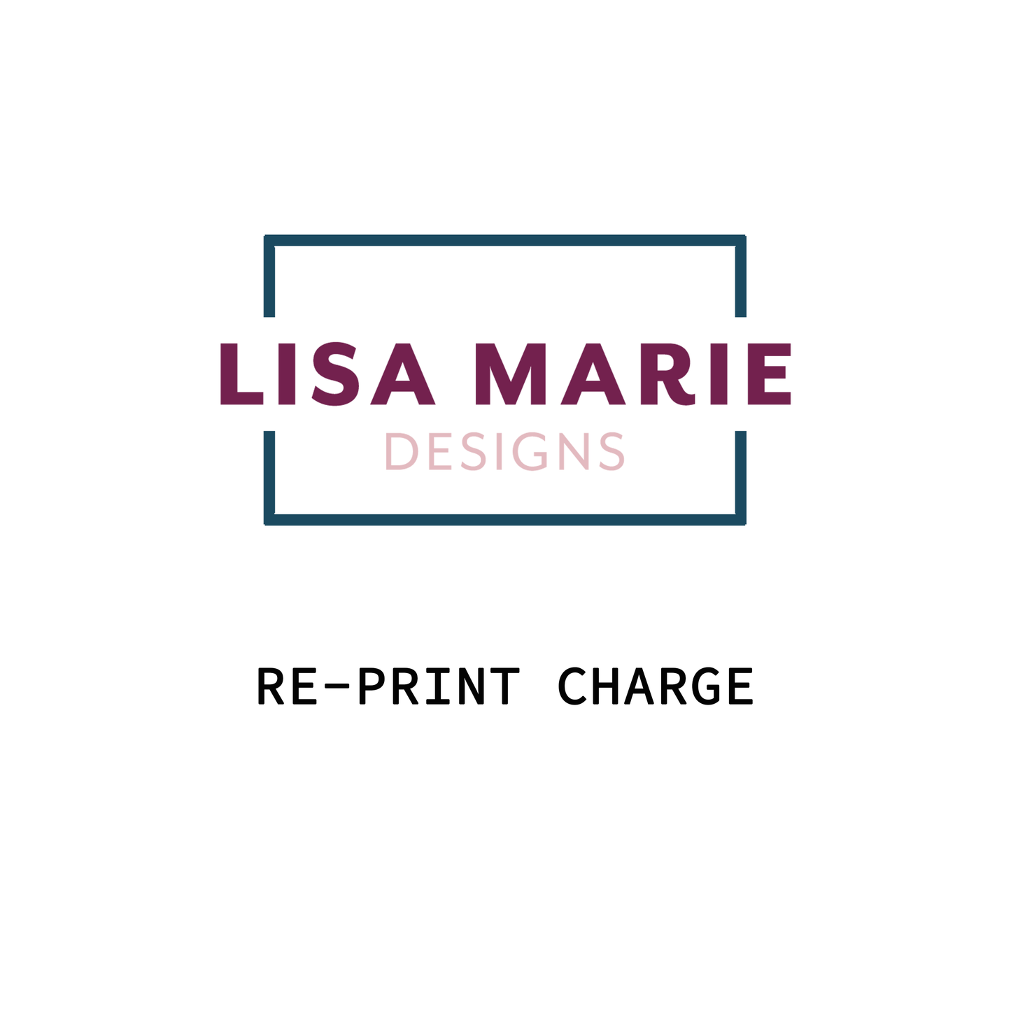 Re-Print Charge