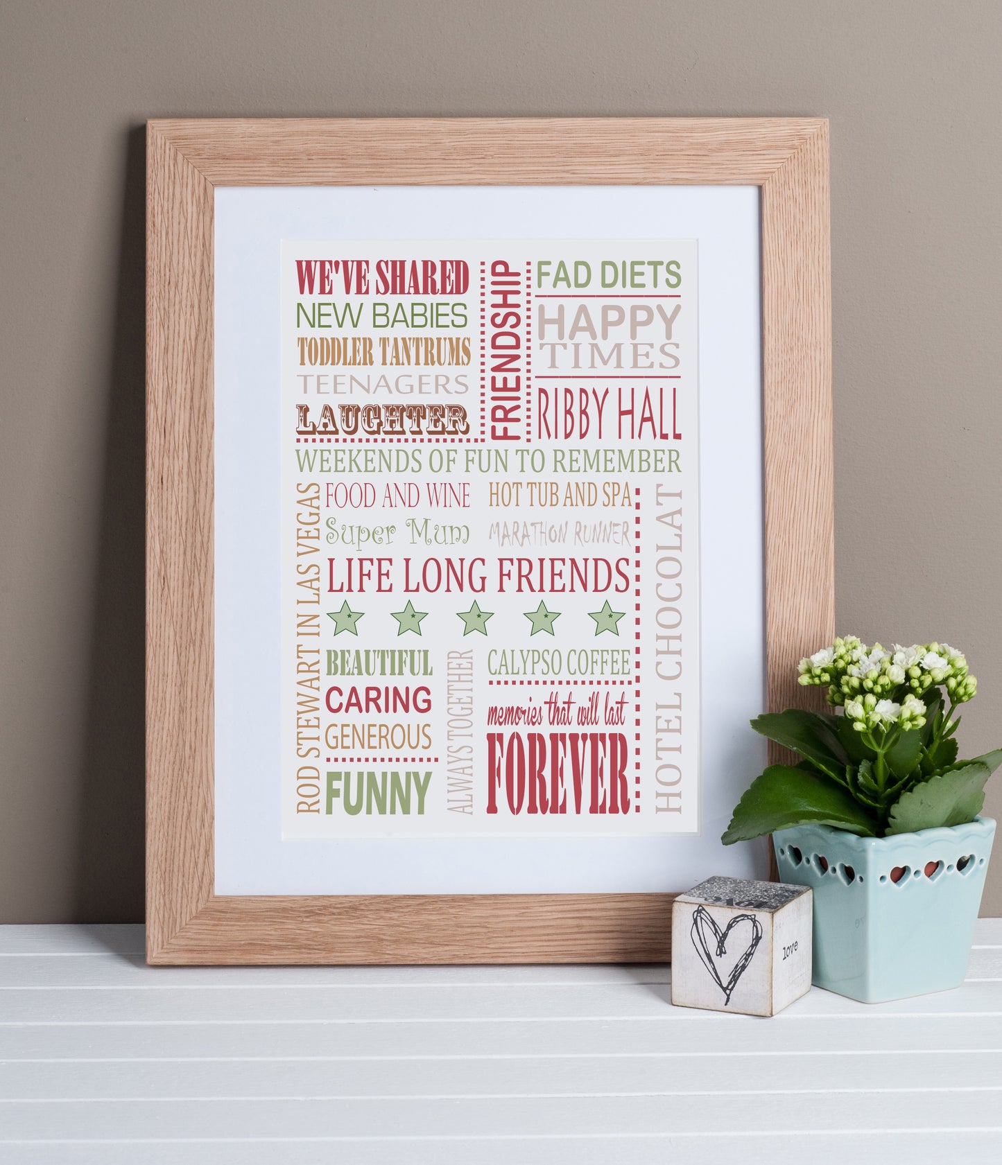 Best Friends Print We've Shared