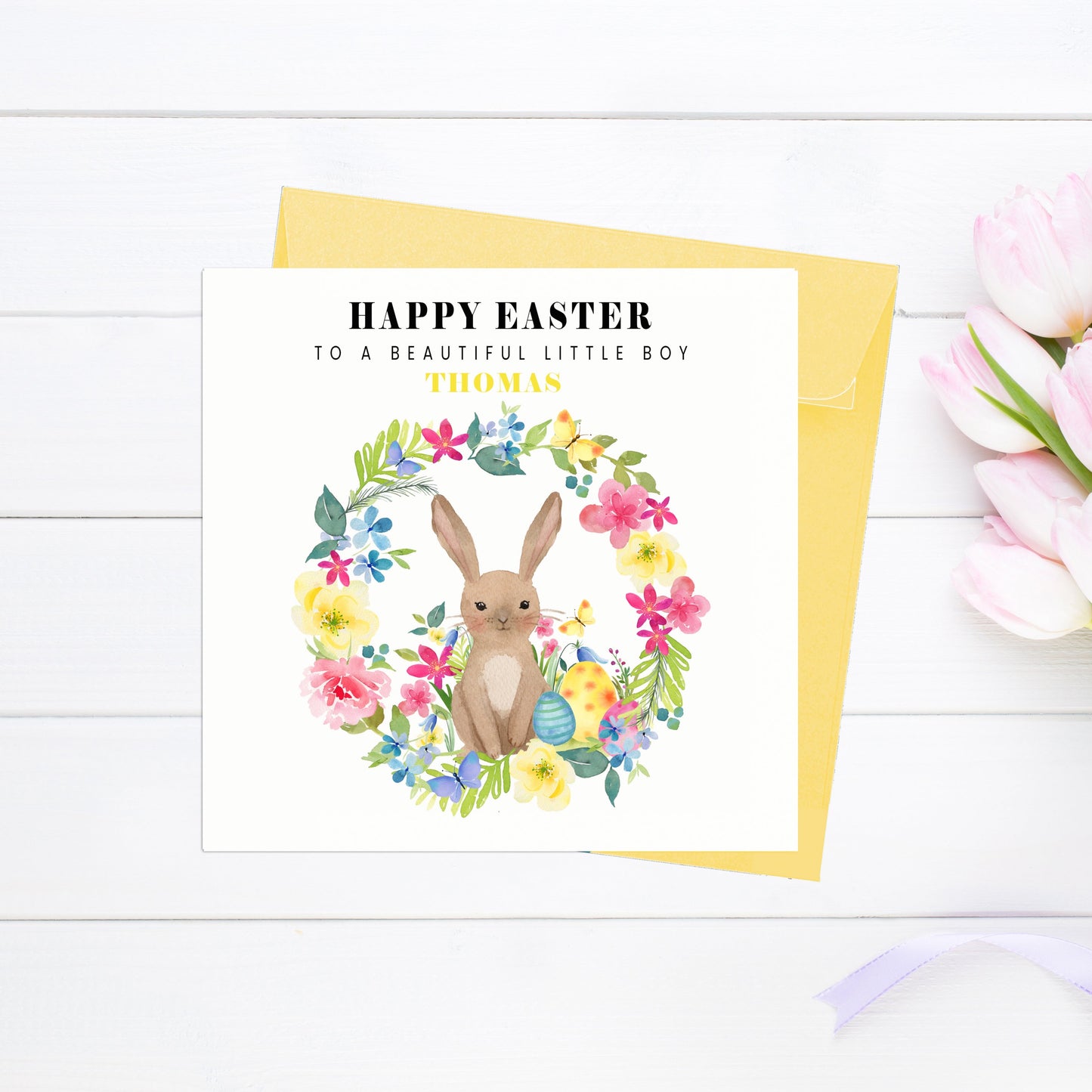 Little Bunny Easter Card