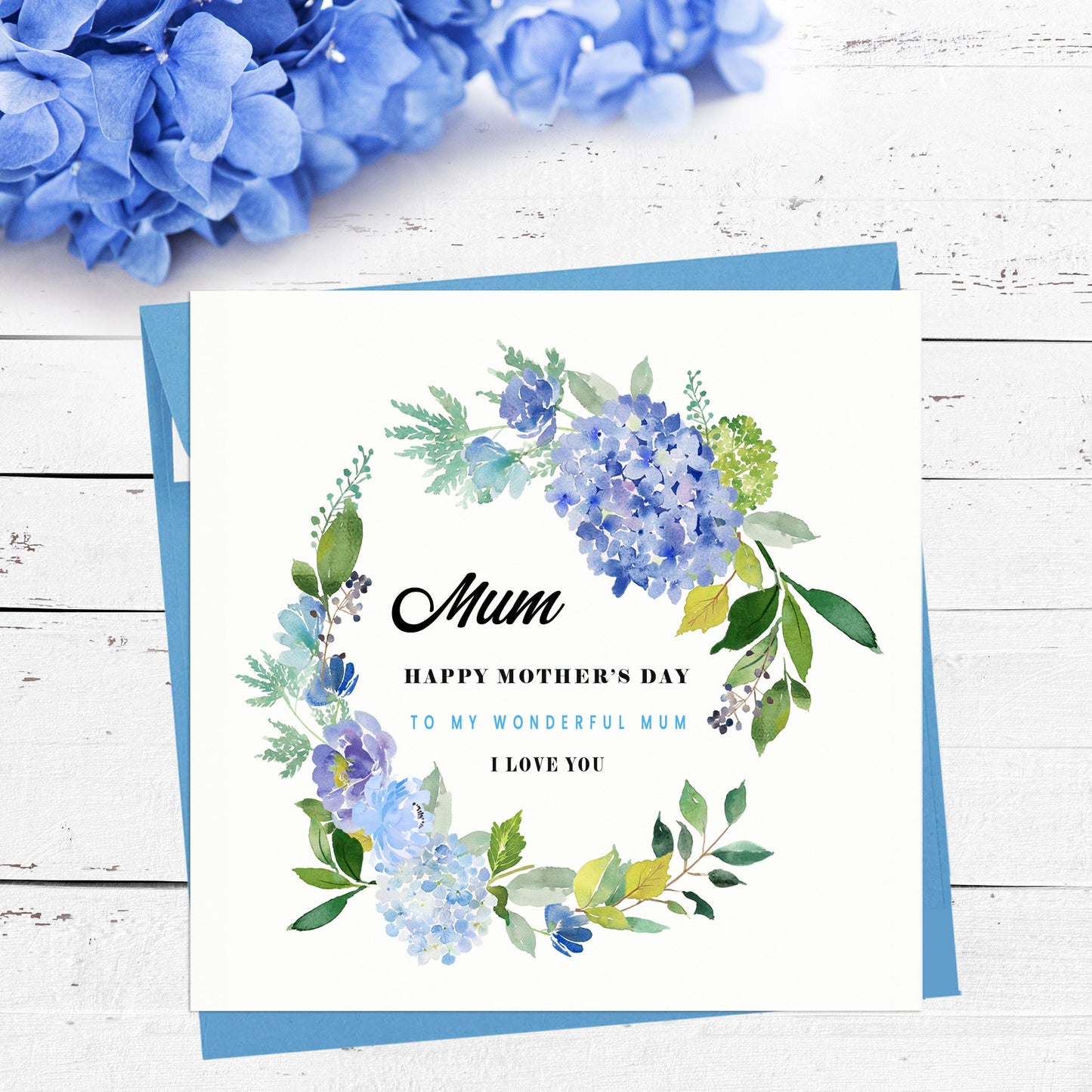 Mother's Day Floral Foliage Card