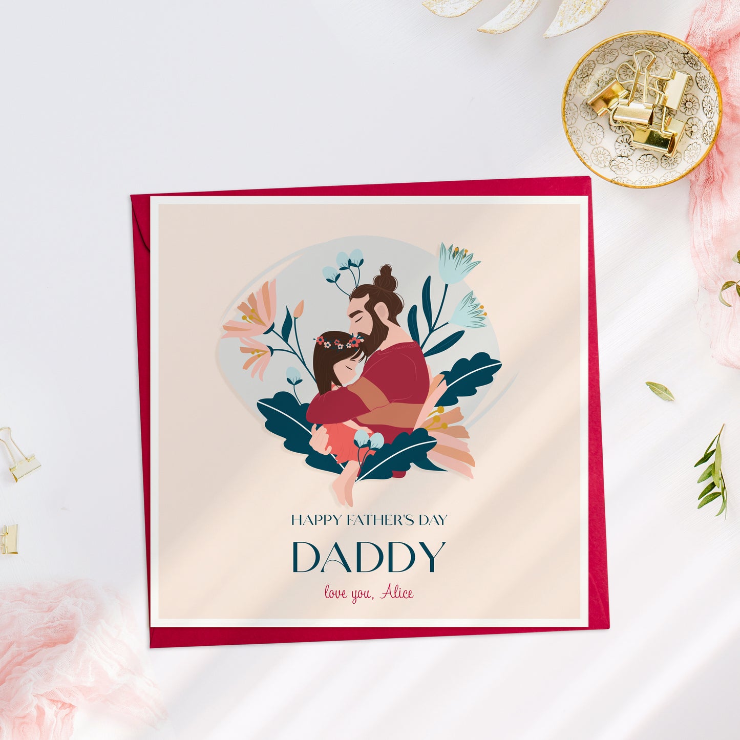 Happy Father's Day Personalised Card