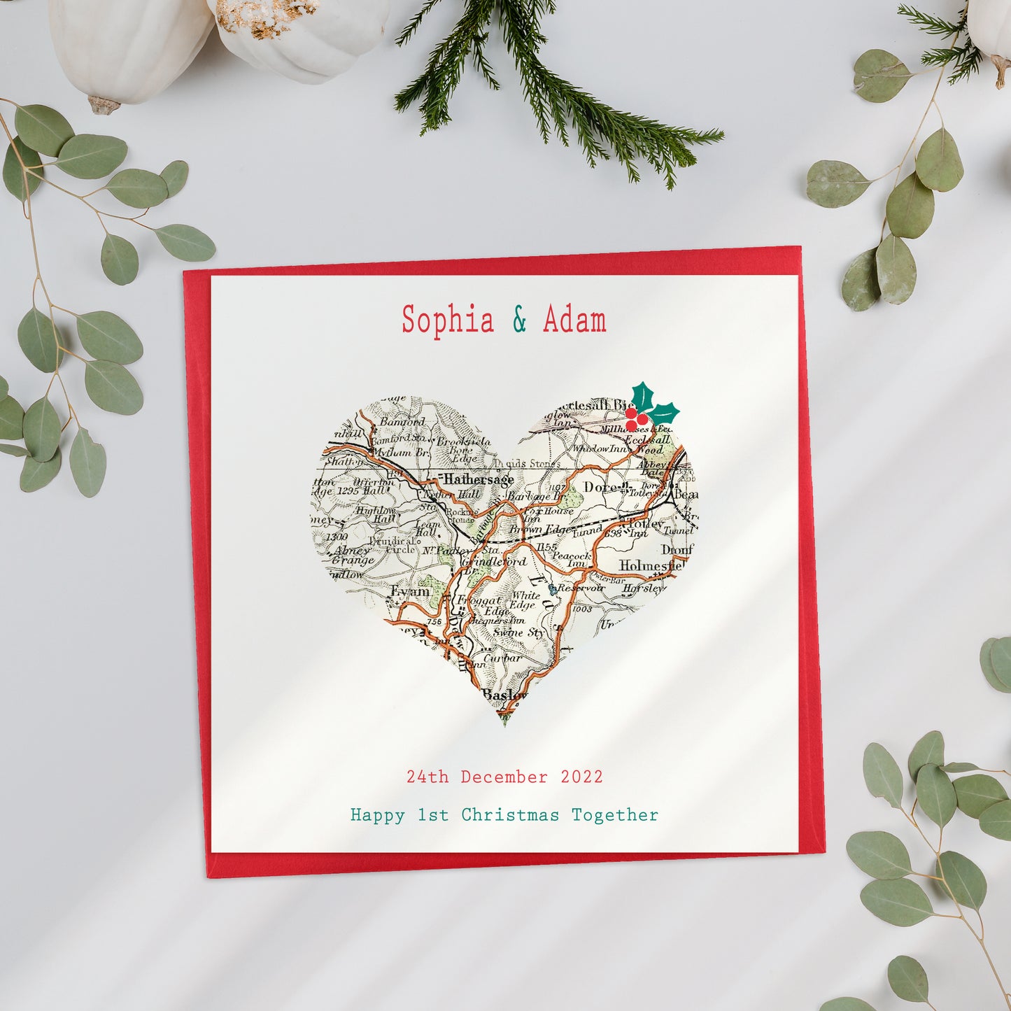 Personalised Christmas Special Location Card