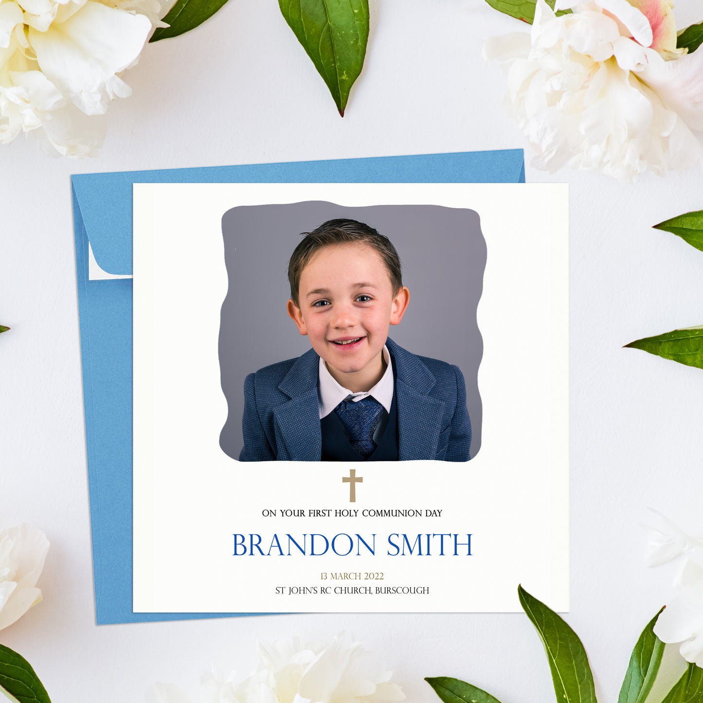 Holy Communion Photo Card