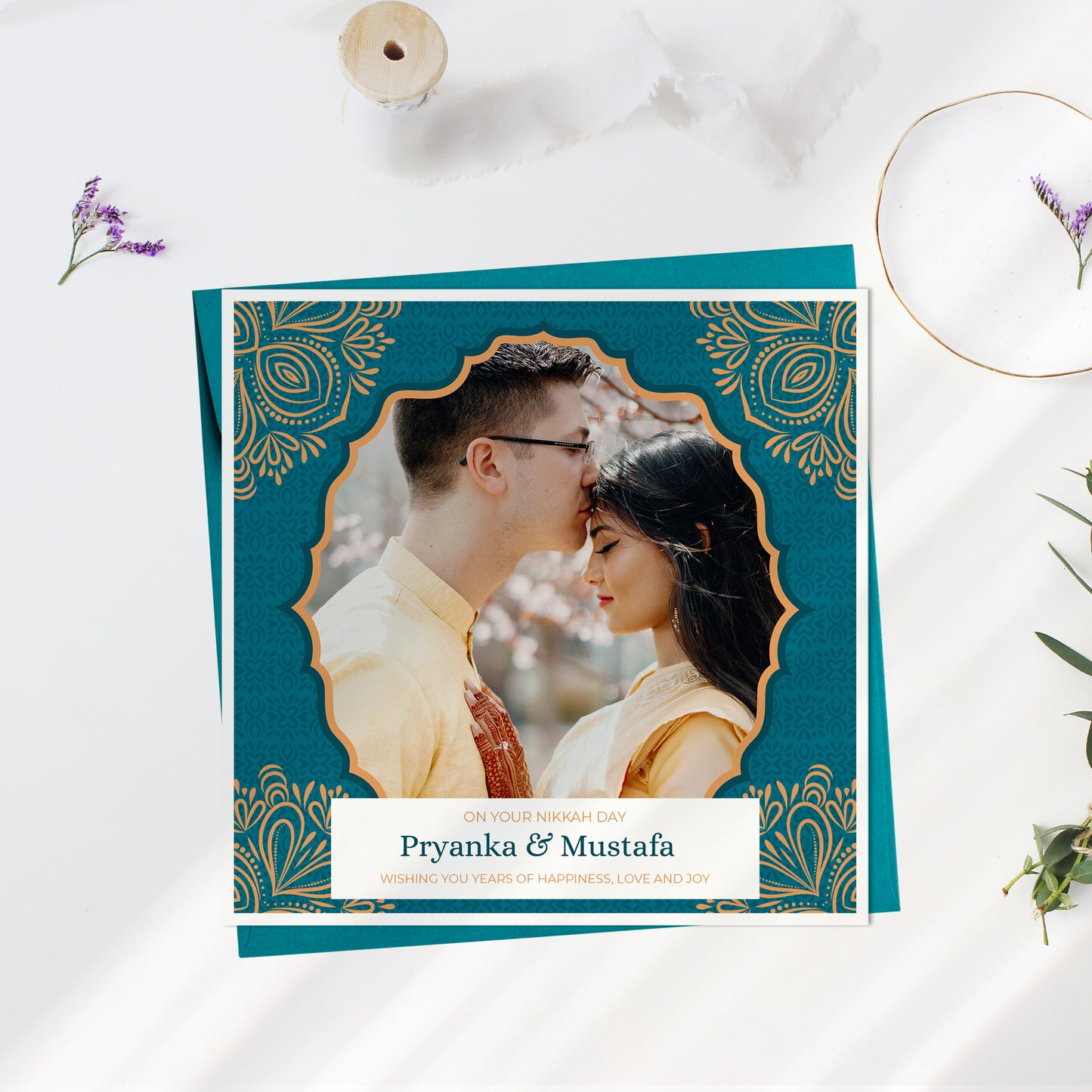 Elegant Nikah Wedding Card