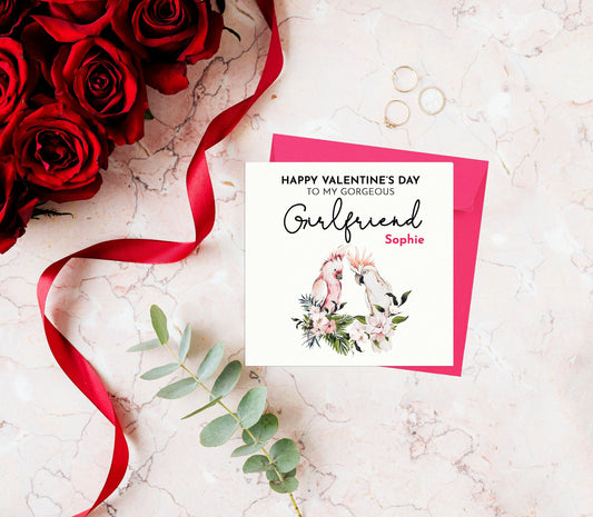 Girlfriend Valentines Card, Personalised Girlfriend Valentines Cards, Valentines Day Card Special Girlfriend, Valentines Day Card For Her