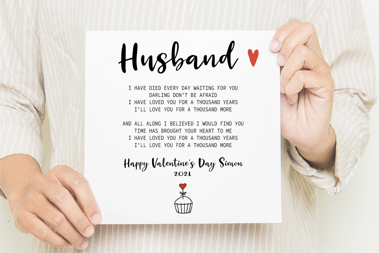 Wife Valentines Day Card, Song Lyrics Card, Poem Valentine's Day Card, To My Wonderful Wife On Valentines Day, Valentines Day 2021