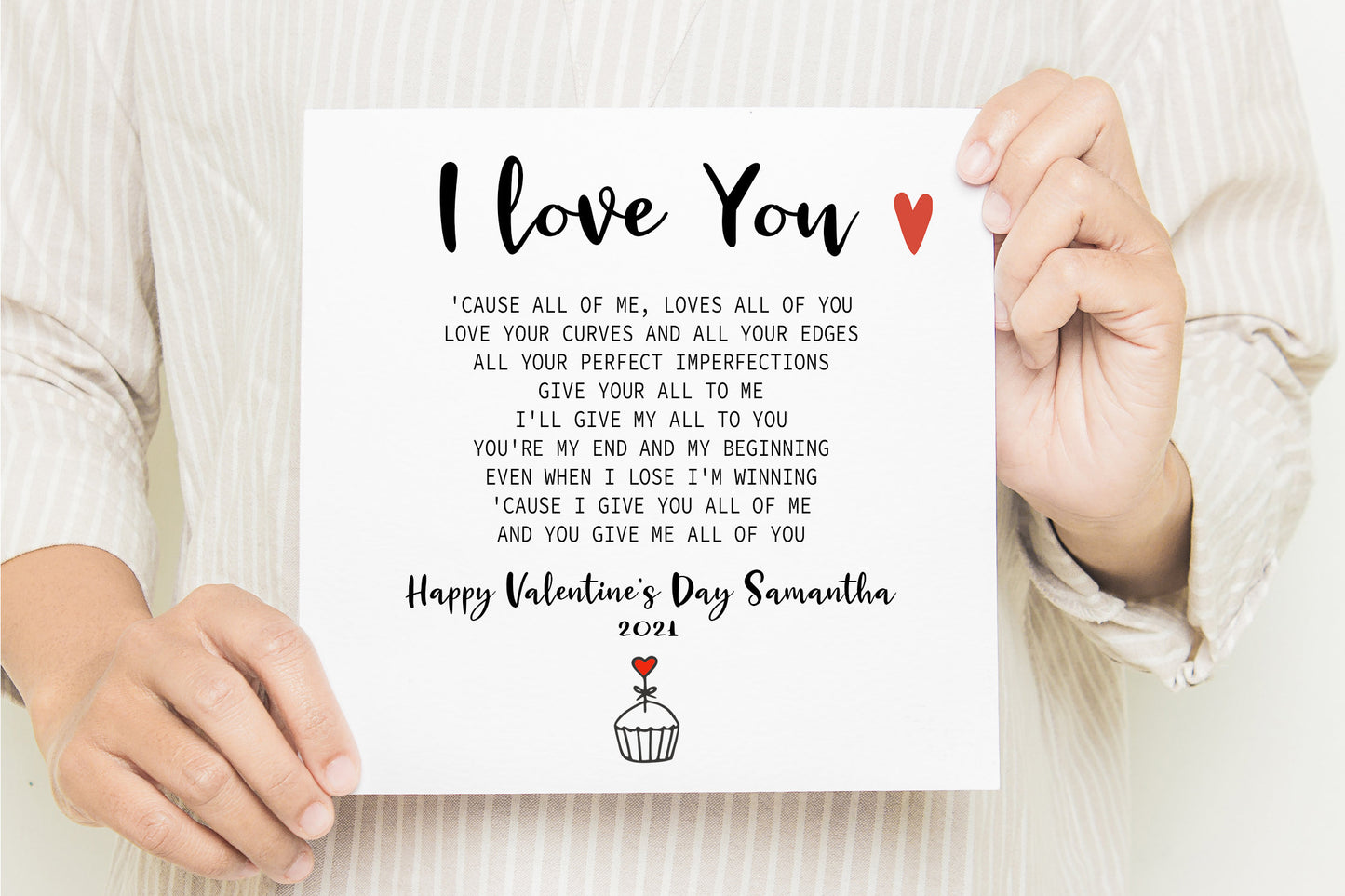 Wife Valentines Day Card, Song Lyrics Card, Poem Valentine's Day Card, To My Wonderful Wife On Valentines Day, Valentines Day 2021