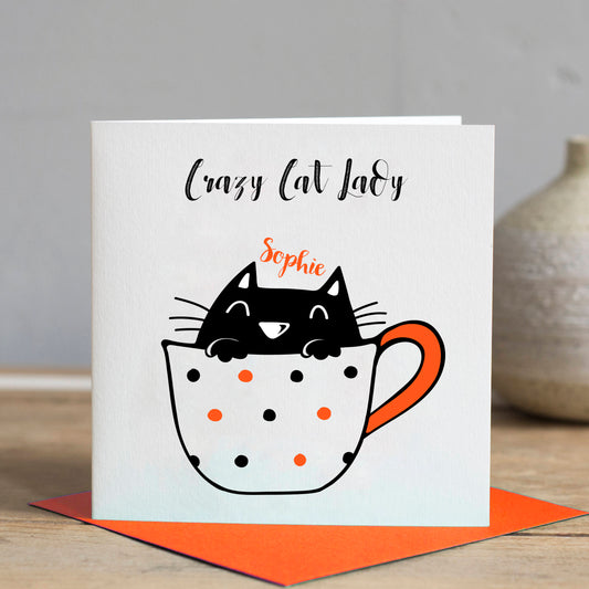 Crazy Cat Lady Card