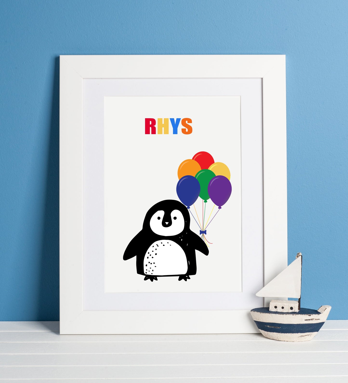 Penguin Nursery Print