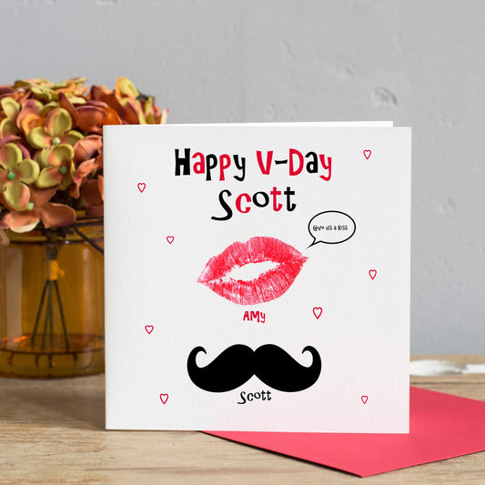 Lips Valentine's Day Card