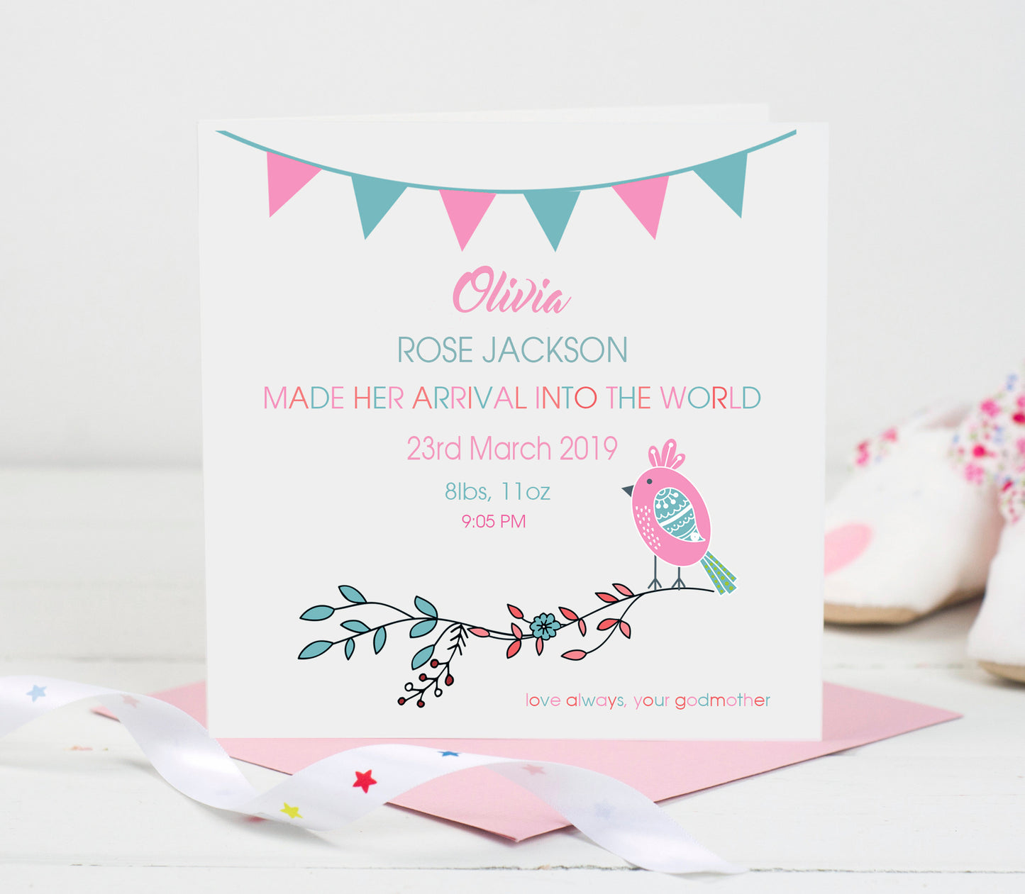 New Baby Girl Card