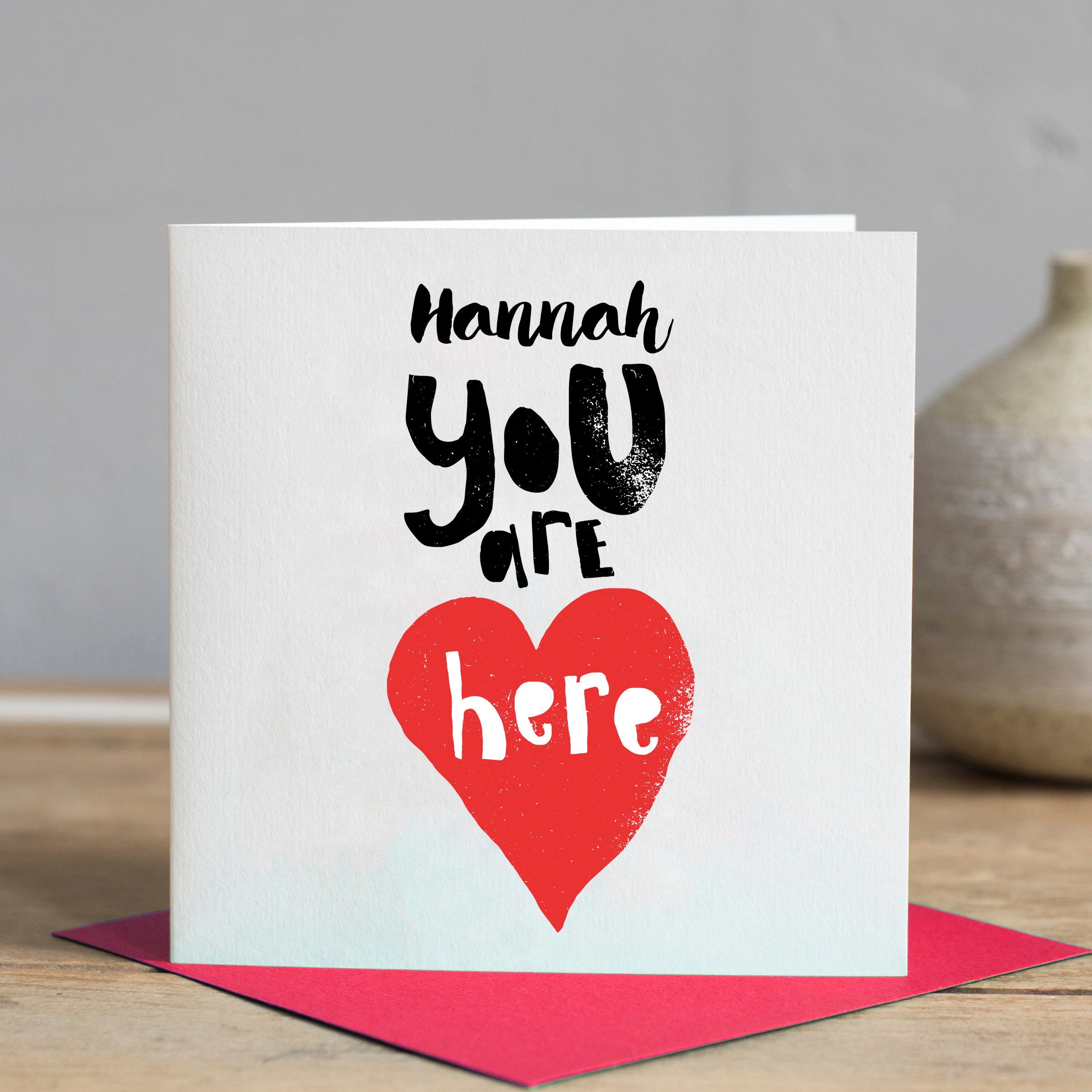 You Are Here Personalised Card – LisaMarieDesigns