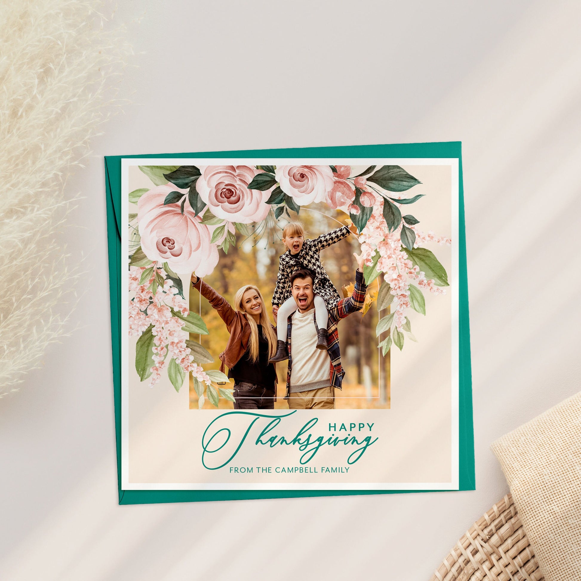 Thanksgiving Photo Card, Photo Thanksgiving Card, Thanksgiving cards with photo, Greetings for Thanksgiving, Thankful Photo Card