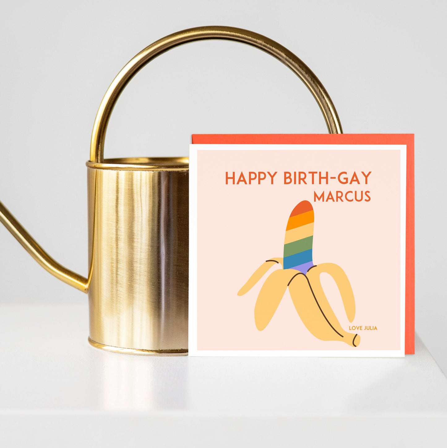 Rainbow Birth-Gay Card, Happy Birthday Queen Birthday card, LGBT birthday card,  Birthgay Card, Colourful Rainbow Birthday Card