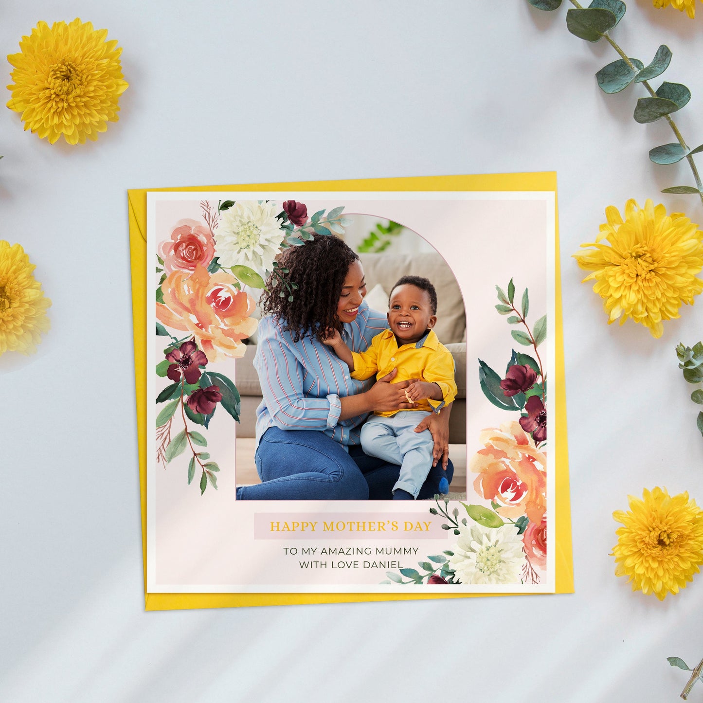 Photo Mother's Day Card, Personalised Mother's Day Card, Custom Mom Card, Mother's Day Cards, Handmade Mother's Day Card with Photo